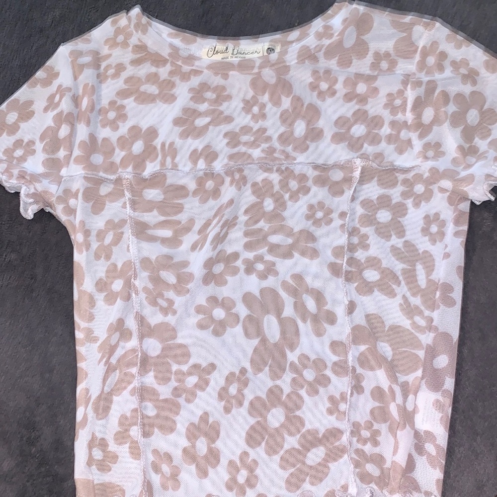 COPY - See through meshed top